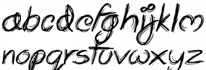 Scrapbooking Schriftart Groß