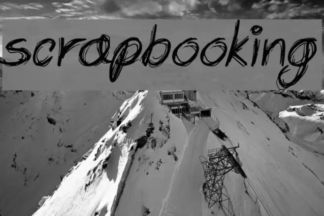 Scrapbooking Font examples