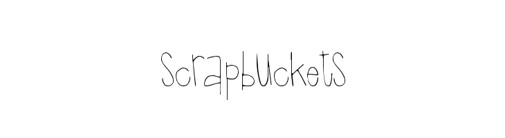 Scrapbuckets  免费字体下载