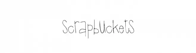 Scrapbuckets  Descarca Fonturi Gratis