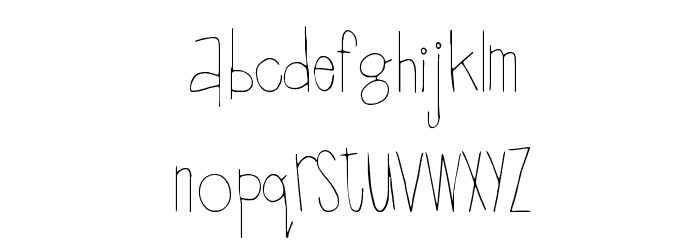 Scrapbuckets Font LOWERCASE