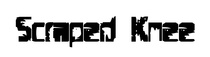 Scraped Knee  免费字体下载