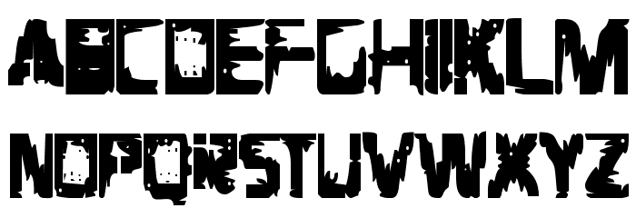 Scraped Knee Font OTHER CHARS