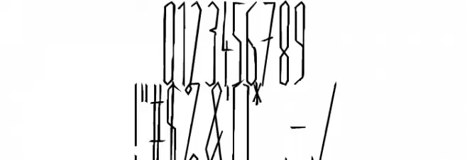 Scrapes Bold Font OTHER CHARS