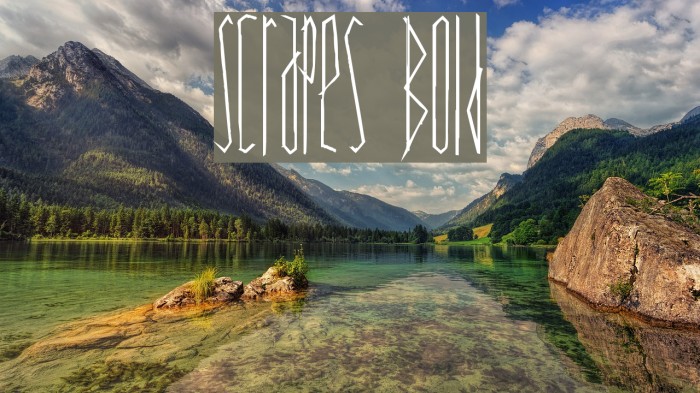 Scrapes Bold Example 2