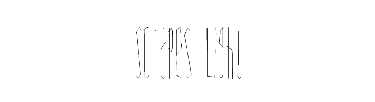 Scrapes Light  font caratteri gratis