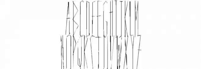 Scrapes Light 字体 大写