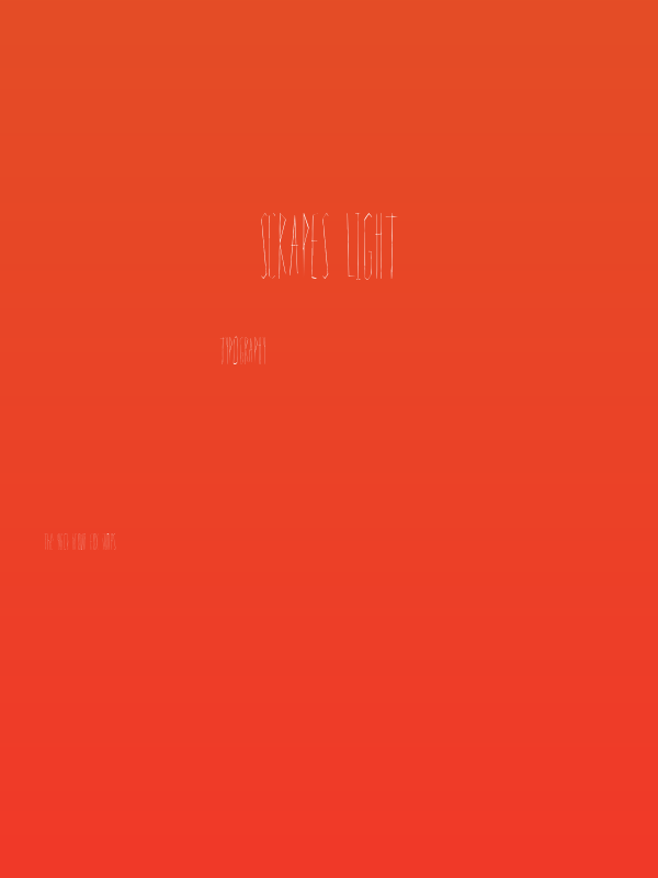 Scrapes Light Poster