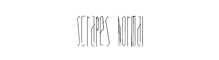 Scrapes Normal  Descarca Fonturi Gratis