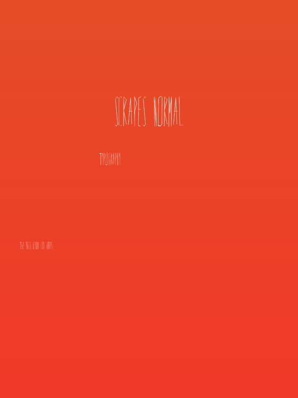 Scrapes Normal Poster