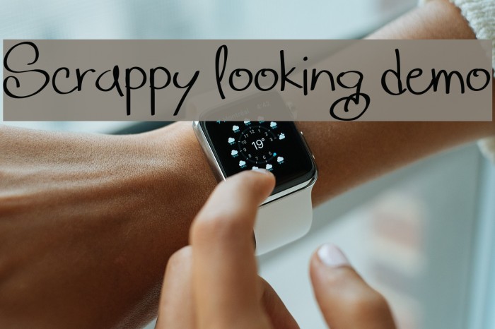 Scrappy looking demo Example 1