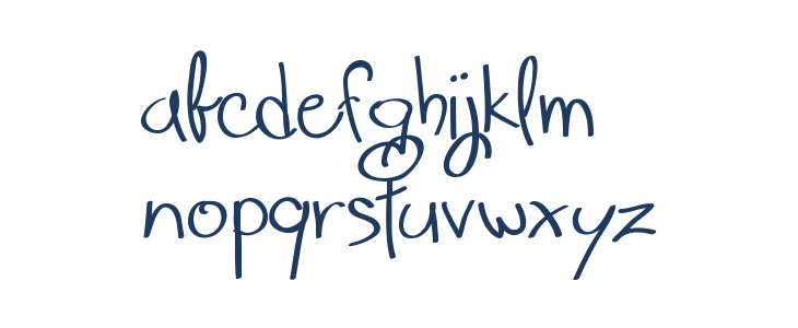 Scrappy looking demo Lowercase