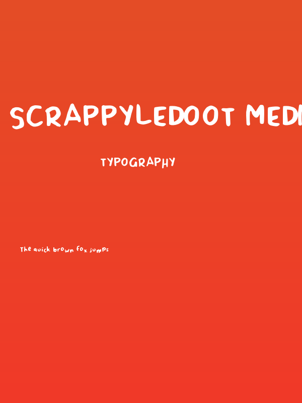 ScrappyLeDoot-MedMono Poster