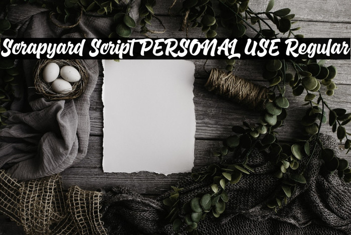 Scrapyard Script PERSONAL USE Regular Example 2