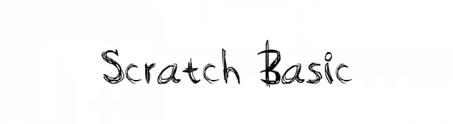 Scratch Basic  免费字体下载