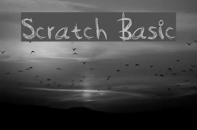 Scratch Basic Fonte examples