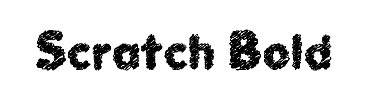 Scratch Bold Font
