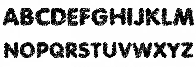 Scratch Bold Polices MAJUSCULES