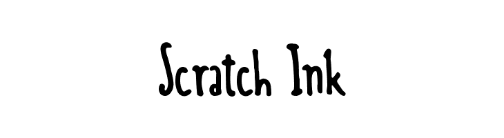 Scratch Ink  免费字体下载