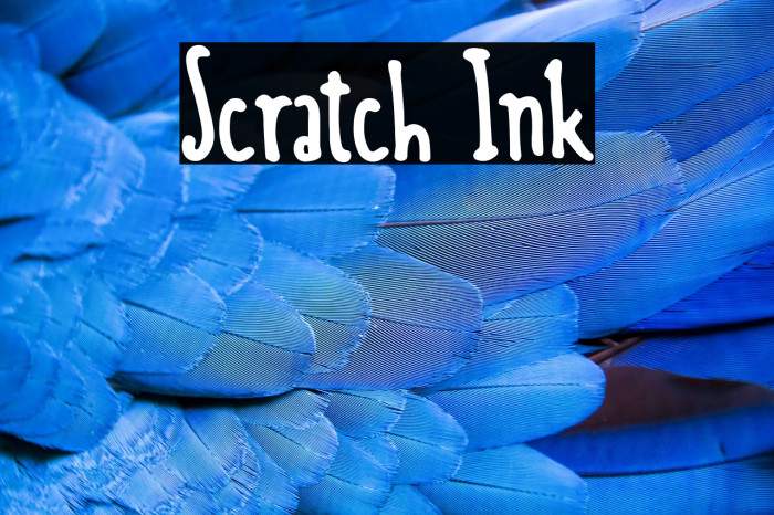 Scratch Ink Example 1