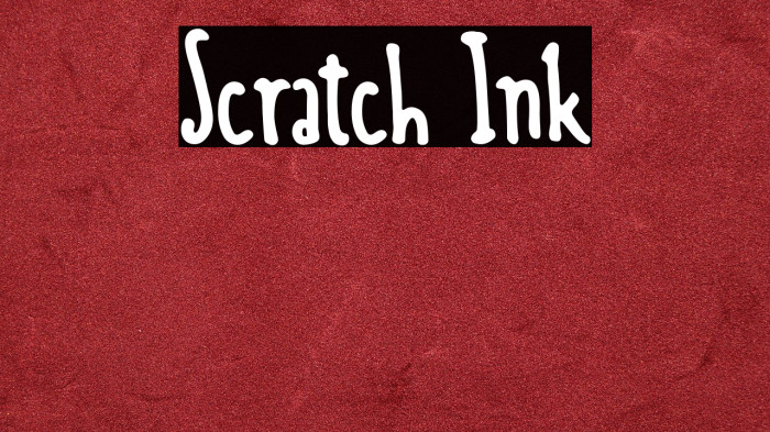 Scratch Ink Example 3