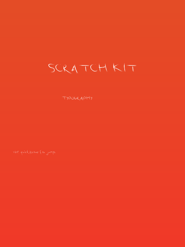 Scratch Kit Poster