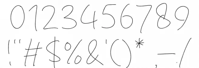 Scratch Pencil Caratteri ALTRI CARATTERI