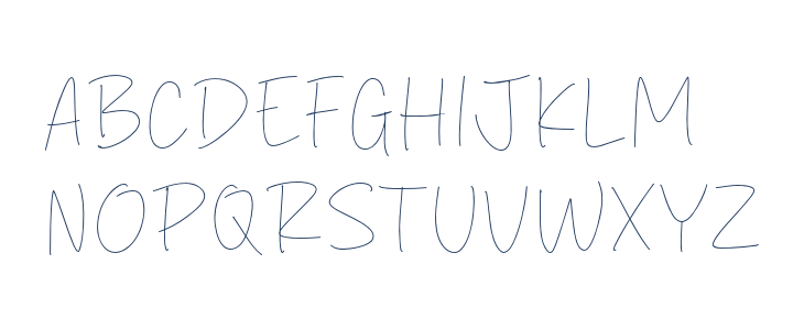 Scratch Pencil Uppercase