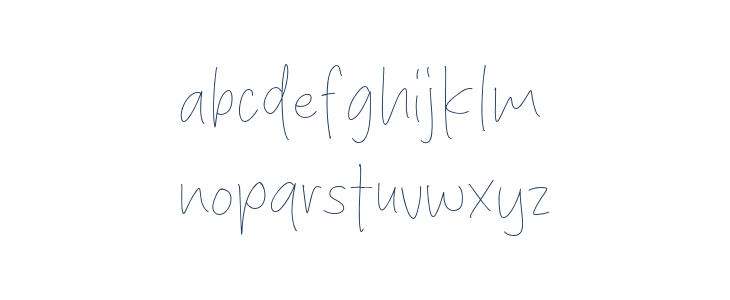 Scratch Pencil Lowercase