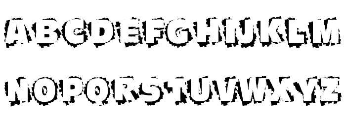 Scratch To Reveal Font LOWERCASE