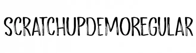 Scratch Up DEMO Regular  Free Fonts Download