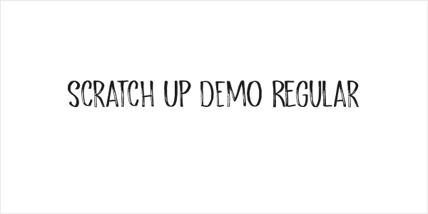 Scratch Up DEMO Regular Logo