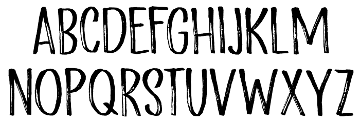 Scratch Up DEMO Regular Font LOWERCASE