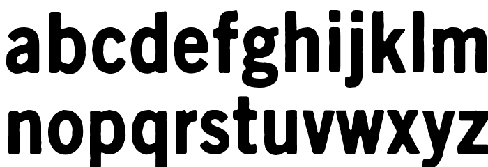 Scratch X Black Font LOWERCASE