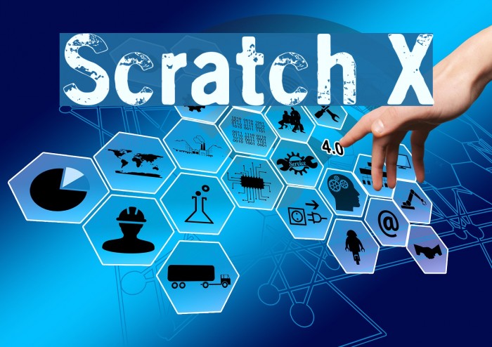 Scratch X Font examples