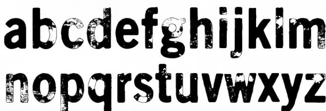 Scratch X 字体 小写