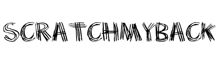 Scratch my back  Descarca Fonturi Gratis
