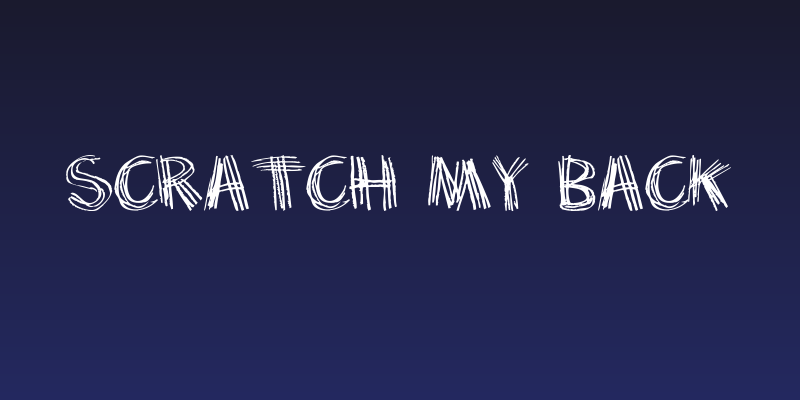 Scratch my back Social Header