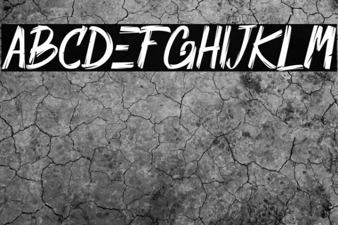 Scratch Font examples