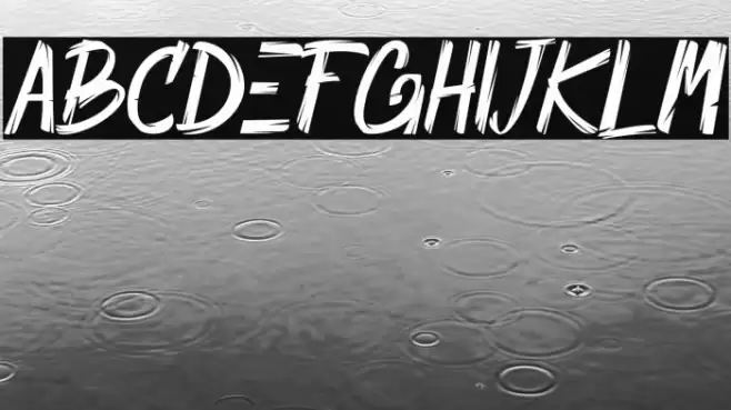 Scratch Font examples