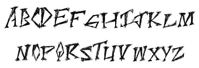 ScratchPoint Font LOWERCASE