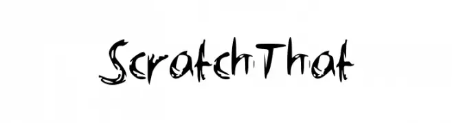 ScratchThat  les polices de caractères gratuit tlcharger