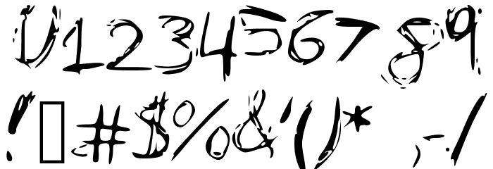 ScratchThat Font OTHER CHARS