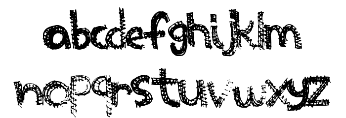 ScratchThis Font LOWERCASE