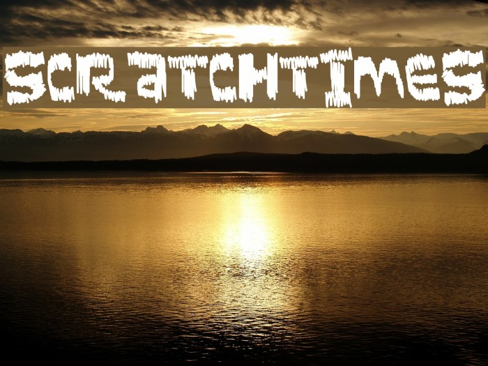 ScratchTimes Font examples