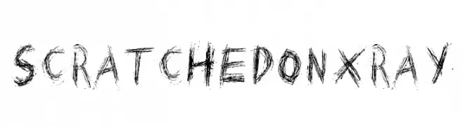 Scratched on X Ray  Fuentes Gratis Descargar