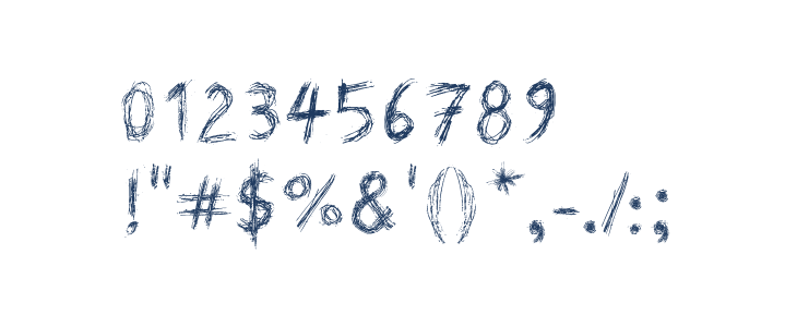 Scratched on X Ray Other Characters