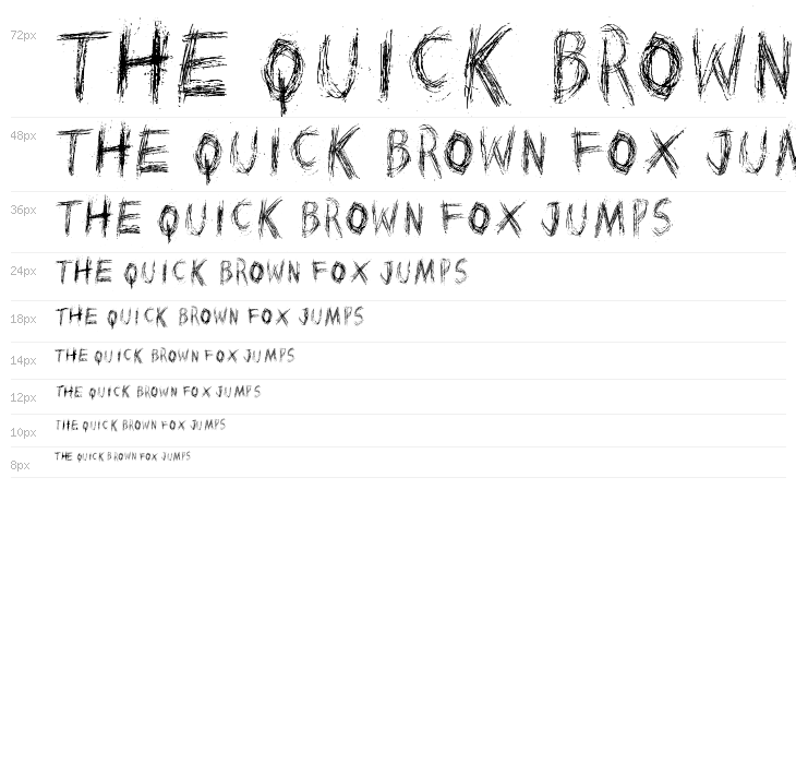 Scratched on X Ray Waterfall