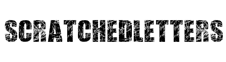 ScratchedLetters  नि: शुल्क फ़ॉन्ट्स डाउनलोड