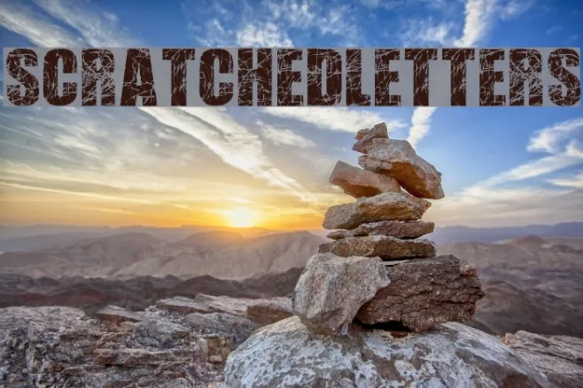 ScratchedLetters Example 3